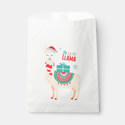 Sachets En Papier Fa La Llama | Noël (Devant)