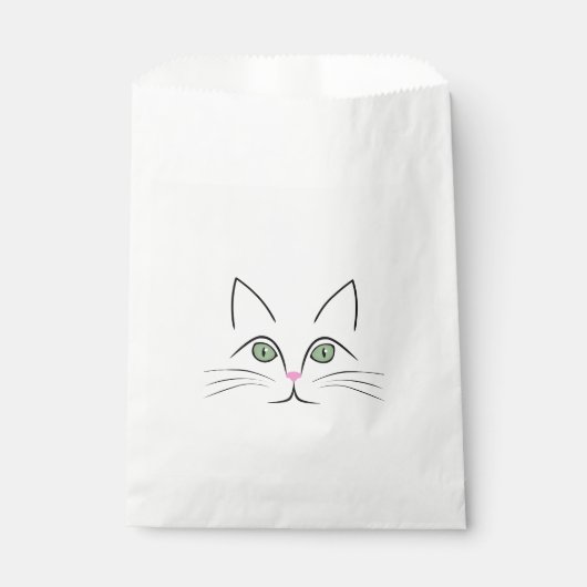 Sachets En Papier Face de chat (Devant)