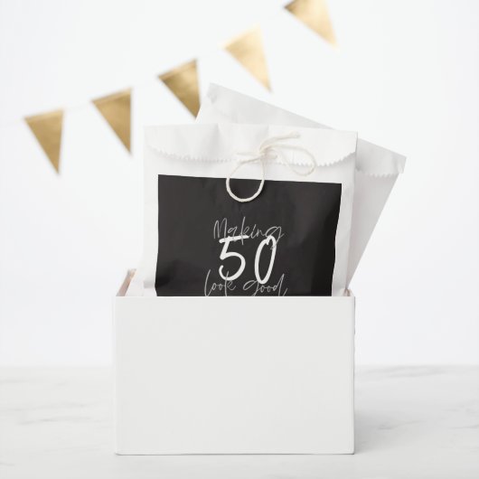 Sachets En Papier Faire paraître 50 belle fête d'anniversaire labe d (Fête)