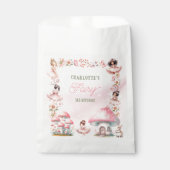Sachets En Papier Fairy Mushroom House Pink Birthday (Devant)