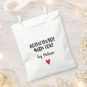 Sachets En Papier Fait maison avec amour (Coupé)