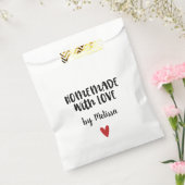 Sachets En Papier Fait maison avec amour (Scellé)
