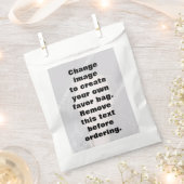 Sachets En Papier Faites votre propre photo modèle personnalisée (Coupé)