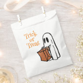 Sachets En Papier Fantôme d'Halloween classique avec sac à dos ou tr (Coupé)