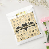 Sachets En Papier Fantôme, toiles d'araignées et chats noirs Jaune (Scellé)