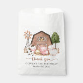 Sachets En Papier Farm Animals, Cute Animals, Barn, First Birthday (Devant)