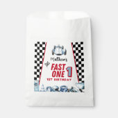 Sachets En Papier Fast One 1st birthday Boy Racing Car  (Devant)