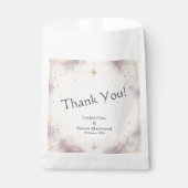 Sachets En Papier Faveur de Mariage Céleste (Devant)