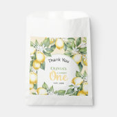 Sachets En Papier Favoriser Bag Lemon citru anniversaire. (Devant)