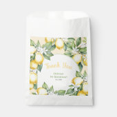 Sachets En Papier Favoriser Bag Lemon citru anniversaire. (Devant)