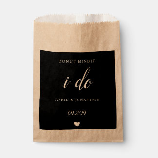 Sachets En Papier Favoriser le sac - Donut Mind si je fais Coeur Noi