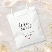 Sachets En Papier Favoriser le sac - L'amour est doux (Coupé)