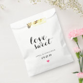Sachets En Papier Favoriser le sac - L'amour est doux (Scellé)