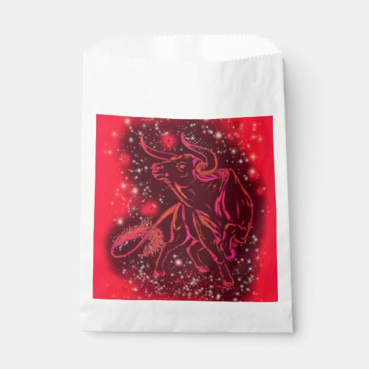 Sachets En Papier Favoriser Sac Red Bull Courir À Starry Night (Devant)