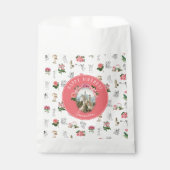 Sachets En Papier Fées Rose Floral Champignons Fairy Castle Annivers (Devant)