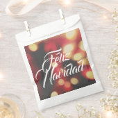 Sachets En Papier Feliz Navidad (Coupé)