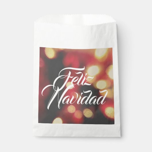 Sachets En Papier Feliz Navidad (Devant)