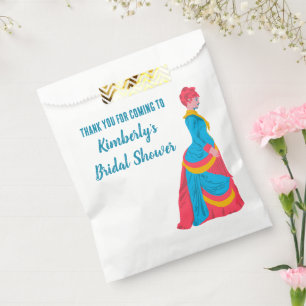 Sachets En Papier Femme en robe à tournure Cadeau personnalisé pour