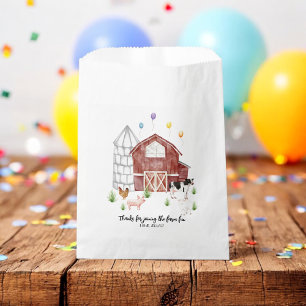 Sachets En Papier Ferme Barnyard Animaux de ferme fête d'anniversair