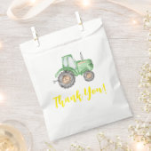Sachets En Papier Ferme de tracteurs verts Anniversaire Favoriser le (Coupé)