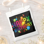Sachets En Papier Festif coloré Joyeux anniversaire (Coupé)
