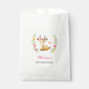 Sachets En Papier Festin de fête d'anniversaire de bébé de cerfs