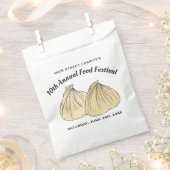 Sachets En Papier Festival alimentaire chinois Dim Sum Shumai Dumpli (Coupé)