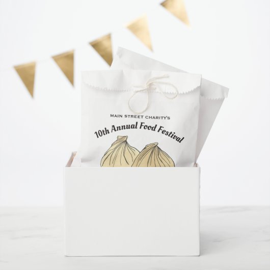 Sachets En Papier Festival alimentaire chinois Dim Sum Shumai Dumpli (Fête)