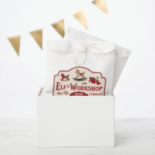 Sachets En Papier Festive Noël Elf atelier fête
