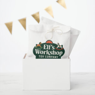 Sachets En Papier Festive Noël Elf atelier fête
