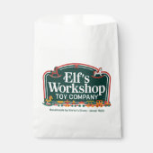 Sachets En Papier Festive Noël Elf atelier fête (Devant)