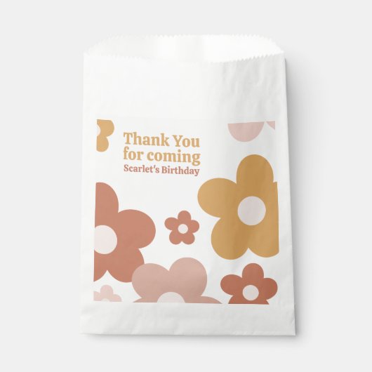 Sachets En Papier Festivités Boho (Devant)