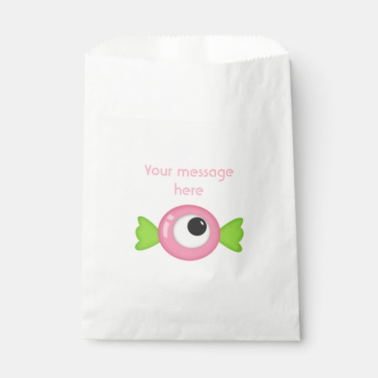 Sachets En Papier Fête à thème Petit Monstre (Devant)