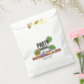 Sachets En Papier Fête Animal Safari thème anniversaire vert (Scellé)