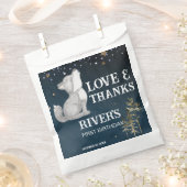 Sachets En Papier Fête d'anniversaire à thème petit loup sauvage un (Coupé)