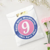 Sachets En Papier Fête d'anniversaire avec âge (Scellé)