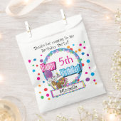 Sachets En Papier Fête d'anniversaire avec mignon écureuil en carica (Coupé)