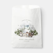 Sachets En Papier Fête d'anniversaire Aventure Arctique (Devant)