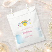 Sachets En Papier Fête d'anniversaire Cloud and Rainbow Children (Coupé)