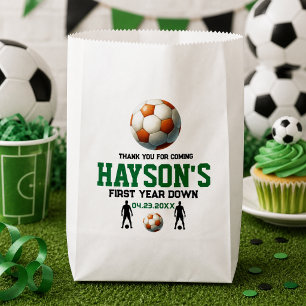 Sachets En Papier Fête d'anniversaire de 1ère année de football