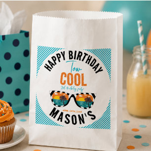 Sachets En Papier Fête d'anniversaire de 2 ans pour Two Cool Boy