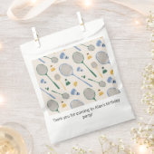 Sachets En Papier Fête d'anniversaire de Badminton (Coupé)