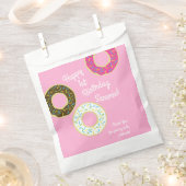 Sachets En Papier Fête d'anniversaire de Donut (Coupé)