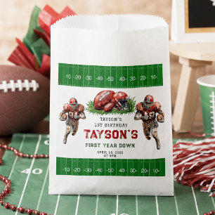 Sachets En Papier Fête d'anniversaire de football de première année