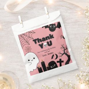 Sachets En Papier Fête d'anniversaire de Halloween Ghost Éffrayant M