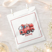 Sachets En Papier Fête d'anniversaire de la camionnette rouge (Coupé)