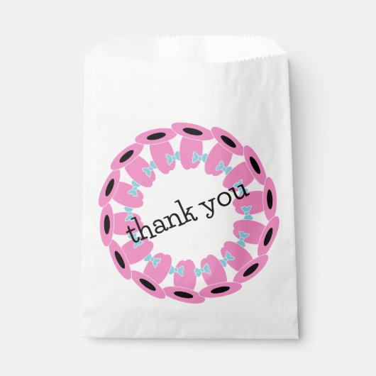 Sachets En Papier Fête d'anniversaire de la Casquette Cowgirl (Devant)