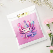 Sachets En Papier Fête d'anniversaire de la fille Axolotl rose et vi (Scellé)