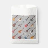 Sachets En Papier Fête d'anniversaire de la guitare (Devant)