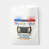 Sachets En Papier Fête d'anniversaire de la police (Devant)